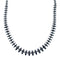 Hematite Authentic Sterling Silver Native American Bead Necklace X10646